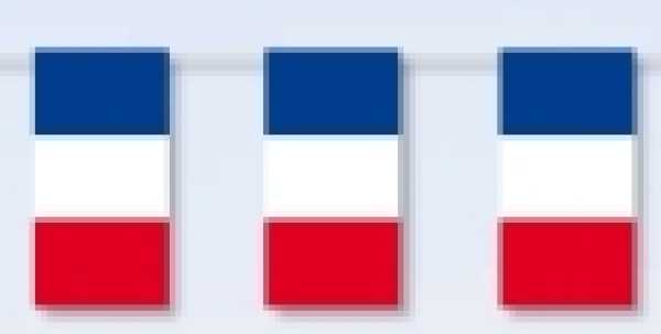 Chain of flags, France, 5 m long, 20 flags