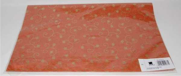 Strohseide Creole Star, 50 x 70 cm, terracotta, 10 Bogen