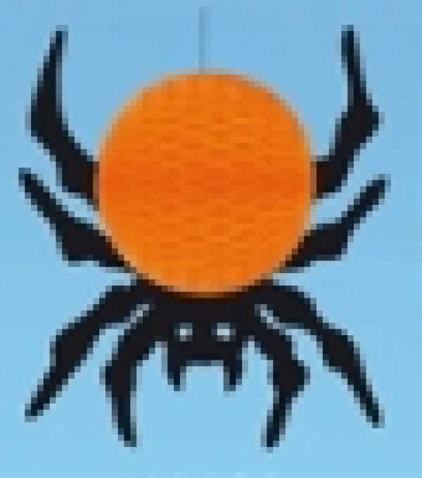 Papieraufhänger Spinne, 25 cm