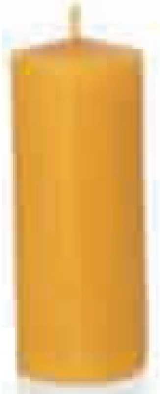 Bienenwachs-Stumpenkerzen, natur, 120 mm, 8-er Pack