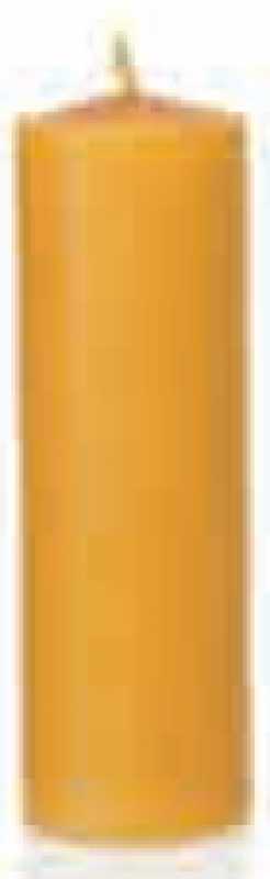 Beeswax candles, natural, 150 mm, 8-pack