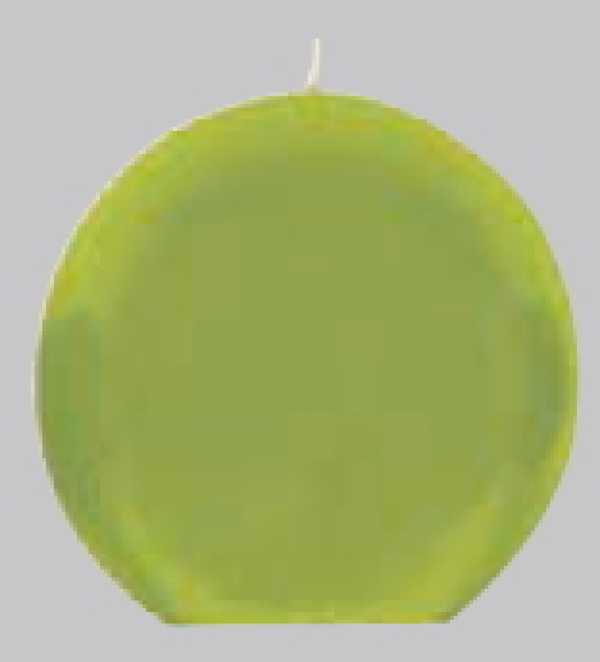 Ball candles green, 80 mm ø, 6-Pack