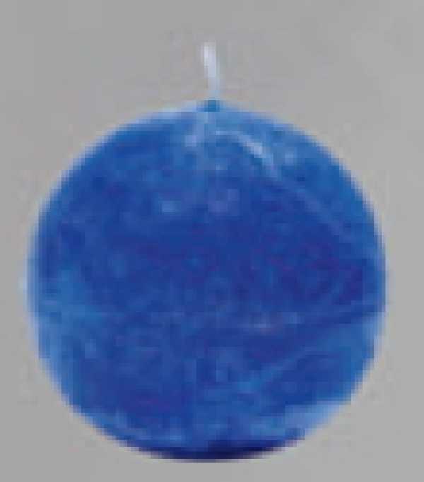 Ball candles TOSCANA dark blue, 80 mm diameter, 4-Pack