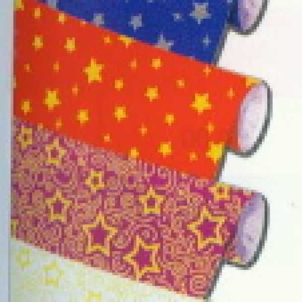 Tablecloth star, 25 rolls assorted 1 m x 10 m