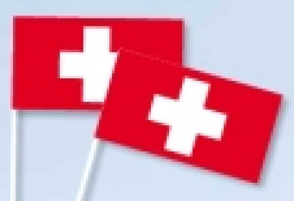Papierfahnen Schweiz