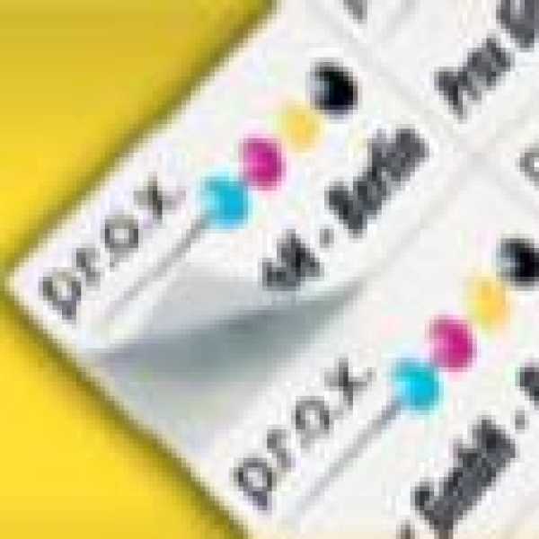 Label paper, 100 sheets, 381 x 212 mm