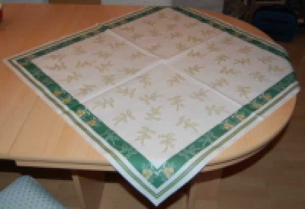 20 Mitteldecken Winter Class weiss