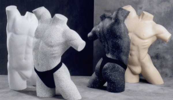 Men's torso, "action" skin color,