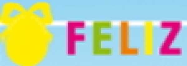 Easter-letter string, spanish, 15 x 230 cm
