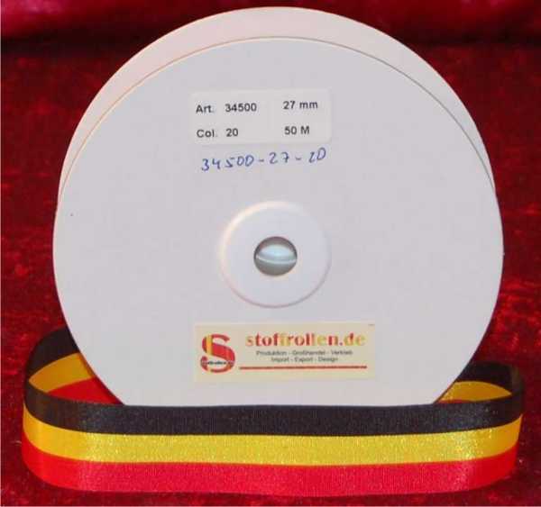 National band, red-yellow-black 27 mm