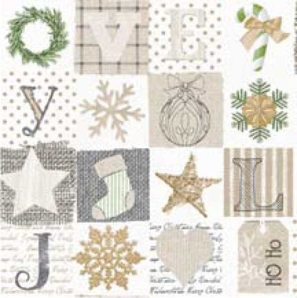 CANDY TISSUE SERVIETTEN/NAPKINS 33 x 33 cm 82156
