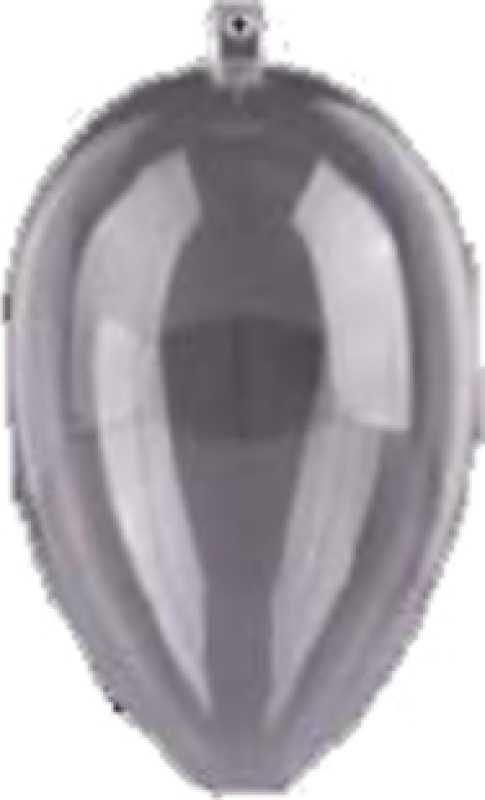 10 x Dekorationseier, 60 mm, transparent
