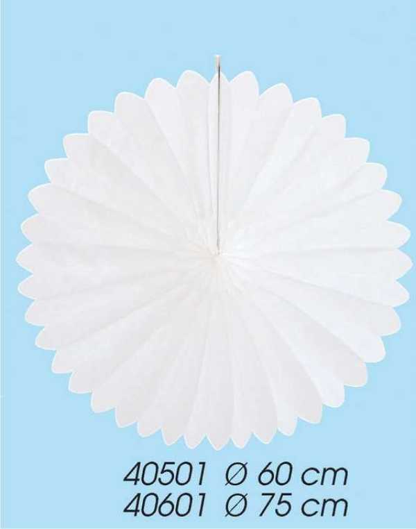 Rosettes, decorative fans plain, 100 cm Ø