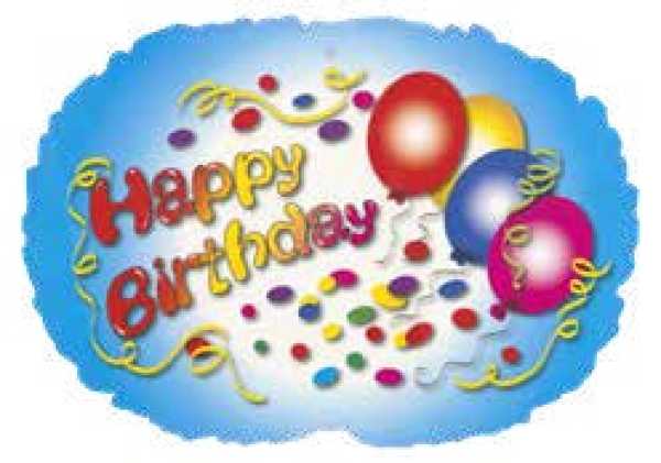 Happy Birthday, Hartpappe 40 x 29 cm