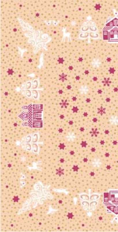 ELLA TABLE CLOTHS 80 x 80 cm, APRICOT, 82845