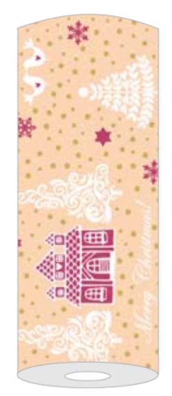 ELLA LICLASS - TABLE RUNNERS 40 cm x 24 m, APRICOT, 82844