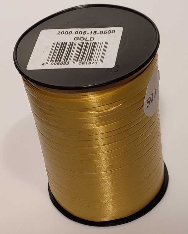 Polyribbon plain ribbon, 5 mm wide, large coil of 500 m