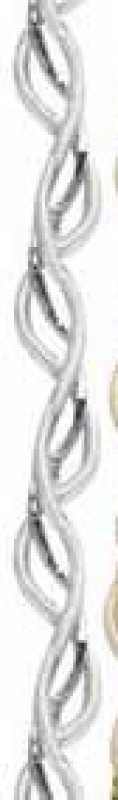 Dekorations-Borten weiss/silver, 7 mm, 25 m