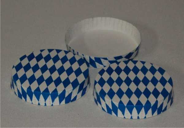 Caps - Gläserschutz Bayrische Raute Ø 82 mm 100 Stück