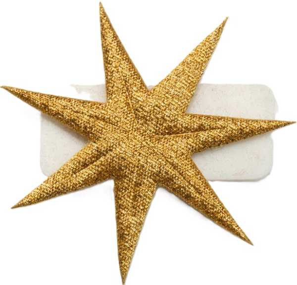 Textilstreuartikel "Noblesse", gold, Ø 32 mm, 8 im Pack, 10 SB-Pack