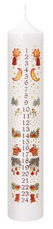Adventskalenderkerze Fotodruck "Klassisch 2"