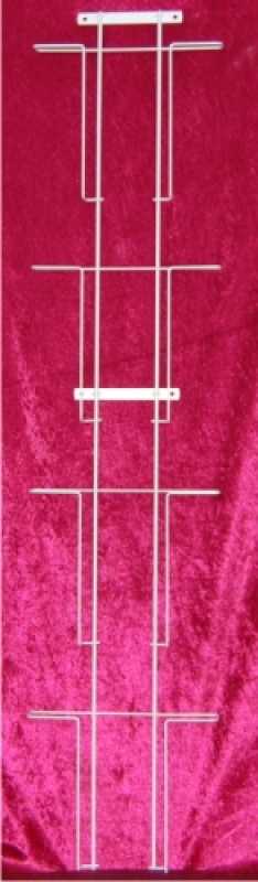School book A4 wall strip, 4 compartments, silver