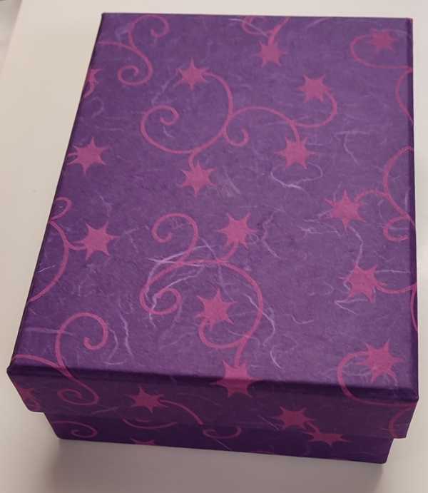 Pulsar Boxen-Set Strohseide® Print Creol Star lila/violet, 5in1