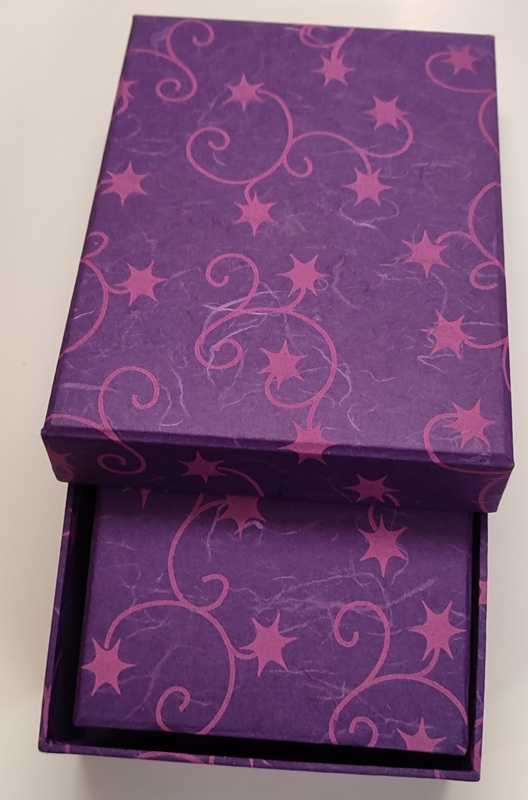 Pulsar Boxen-Set Strohseide® Print Creol Star lila/violet, 5in1
