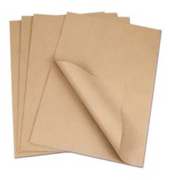ECO Packpapier, gerippt, 100% recycelt, 70 x 100cm, 2 Bogen