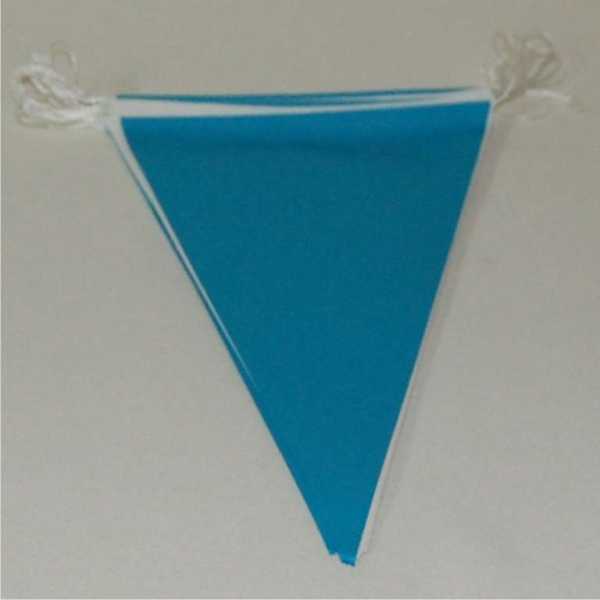 Bunting blue / white, soft plastic, weatherproof