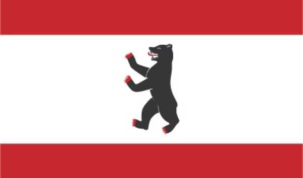 Mini flags Berlin Bear
