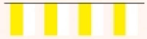 Flags chain yellow / white