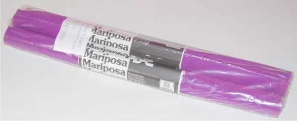mariposa handicraft crepe, amethyst, 50 x 125 cm