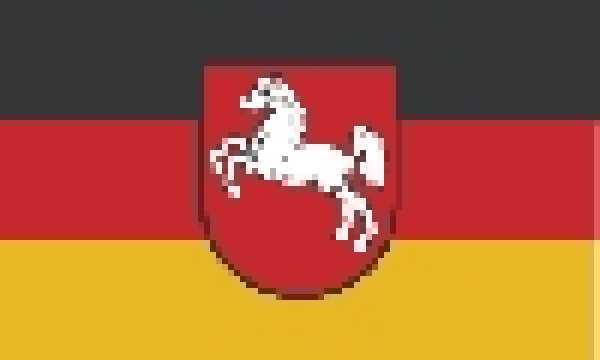Dekorationsfahne Niedersachsen