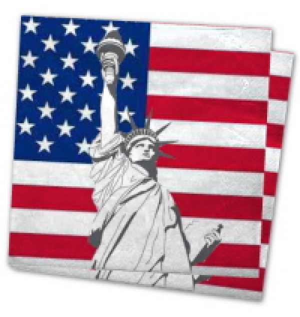 Servietten USA, 20 Stück