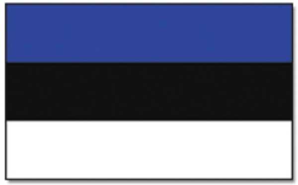 Stockflagge Estland