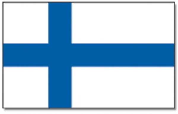Stockflagge Finnland