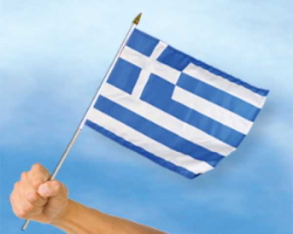 Stockflagge Griechenland