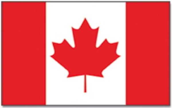 Stockflagge Kanada
