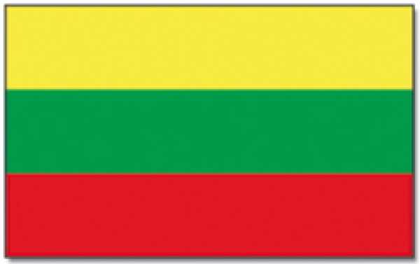 Stockflagge Litauen