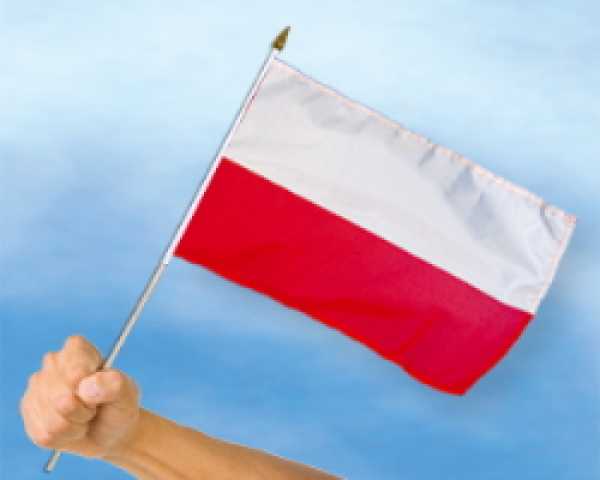 Stockflagge Polen