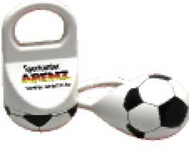 Stehaufflaschenöffner "Fußball"
