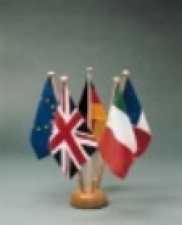 Tischflaggen  Frankreich 25 x 15 cm Seide
