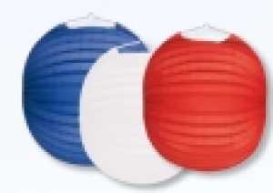 Ballonlaternen ca 24 Ø rot