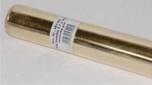 Folien-metallic, gold/gold, 0,7 m x 10 m, beidseitig bedruckt