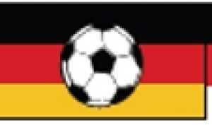 Fahnenpicker Deutschland mit Ball, 50 Stück