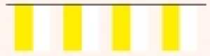 Flags chain yellow / white
