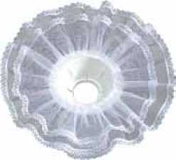 Braut-Manschette 22 cm sortiert, 12er Pack