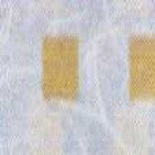 Strohseide Quadrate, 50 x 70 cm, weiß/gold