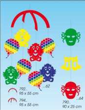 Mobile 4 Arm, Make/Ballon 95 cm